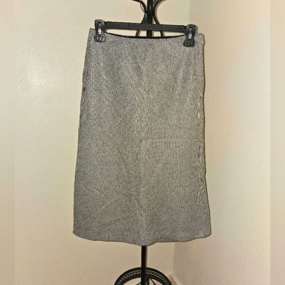 Gap Elegant Gray Wool Women's Skirt Sz 2 EUC